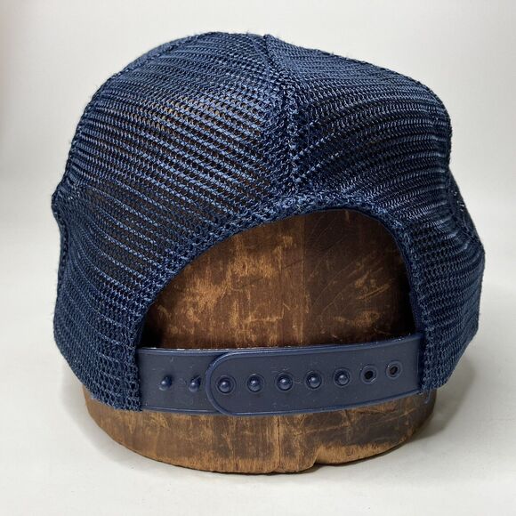 Vtg Pinkerton Inc Security Service Hat Cap Blue Mesh Snapback Embroidered Patch - Picture 6 of 10